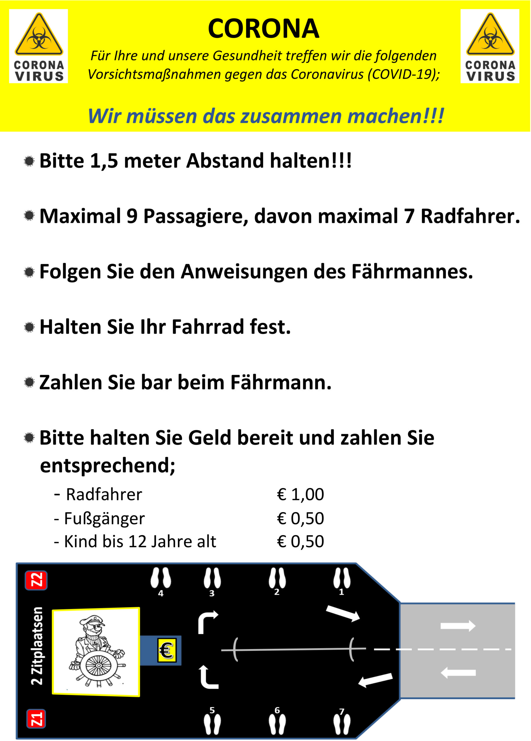 Aanwijzing voor passagiers V3 poster D Aanwijzing voor passagiers V3 poster D